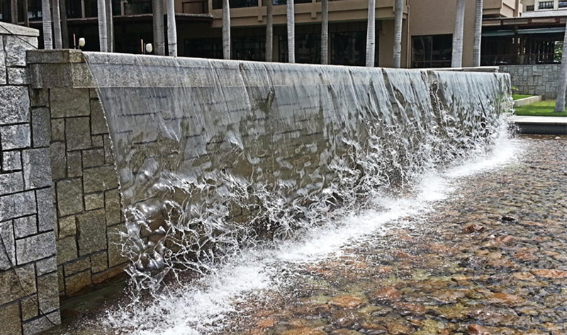 石の景観へのメチルケイ酸の適用
